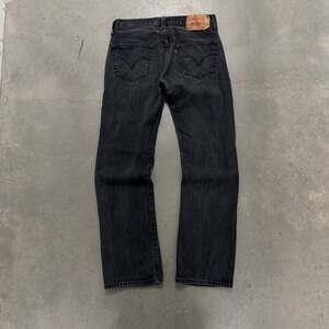 Levi’s 501 Black Straight Leg Jeans W34 L34 Vintage Style